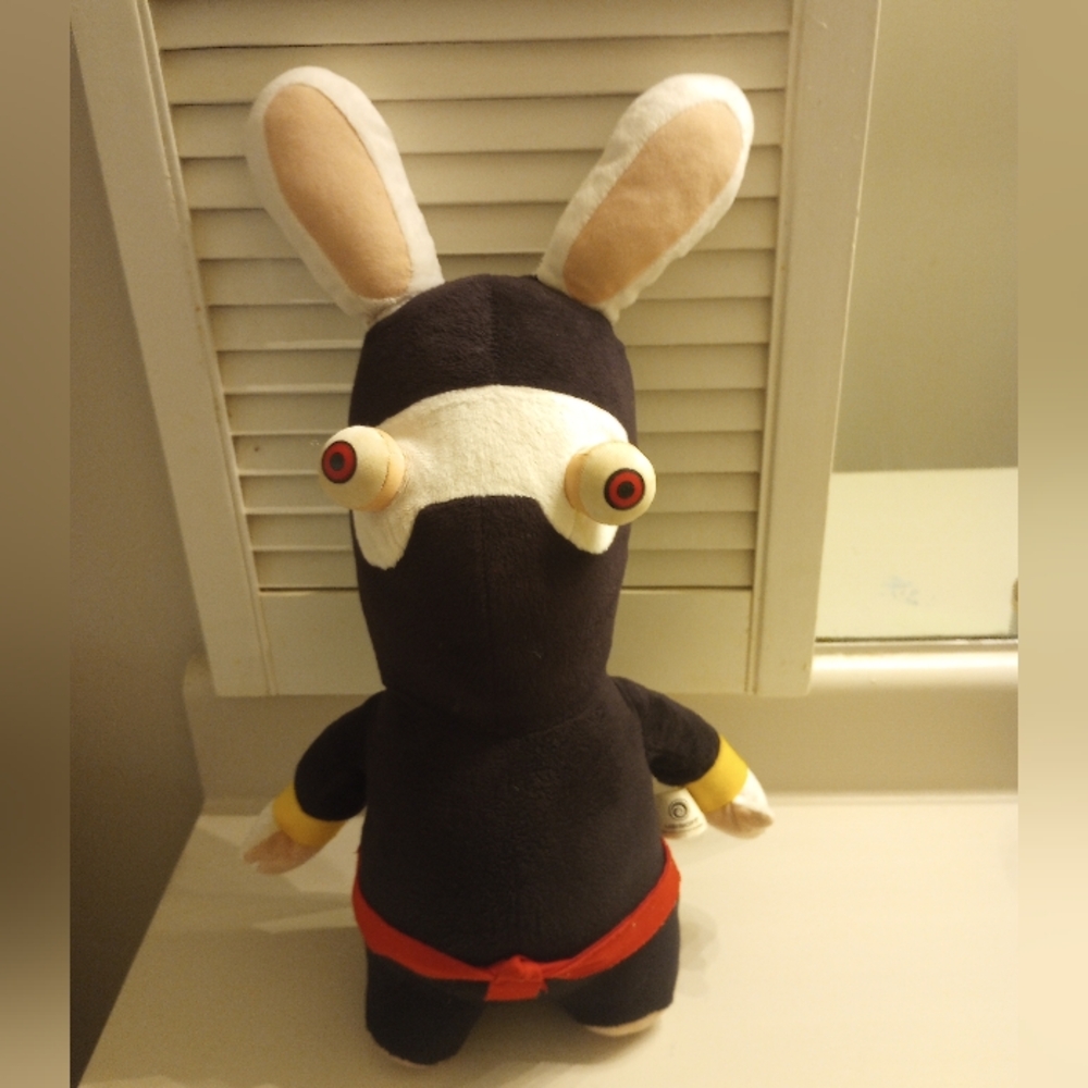 Ubisoft Rabbids Invasion Ninja Rabbit Large Plush - Picture 8 of 8